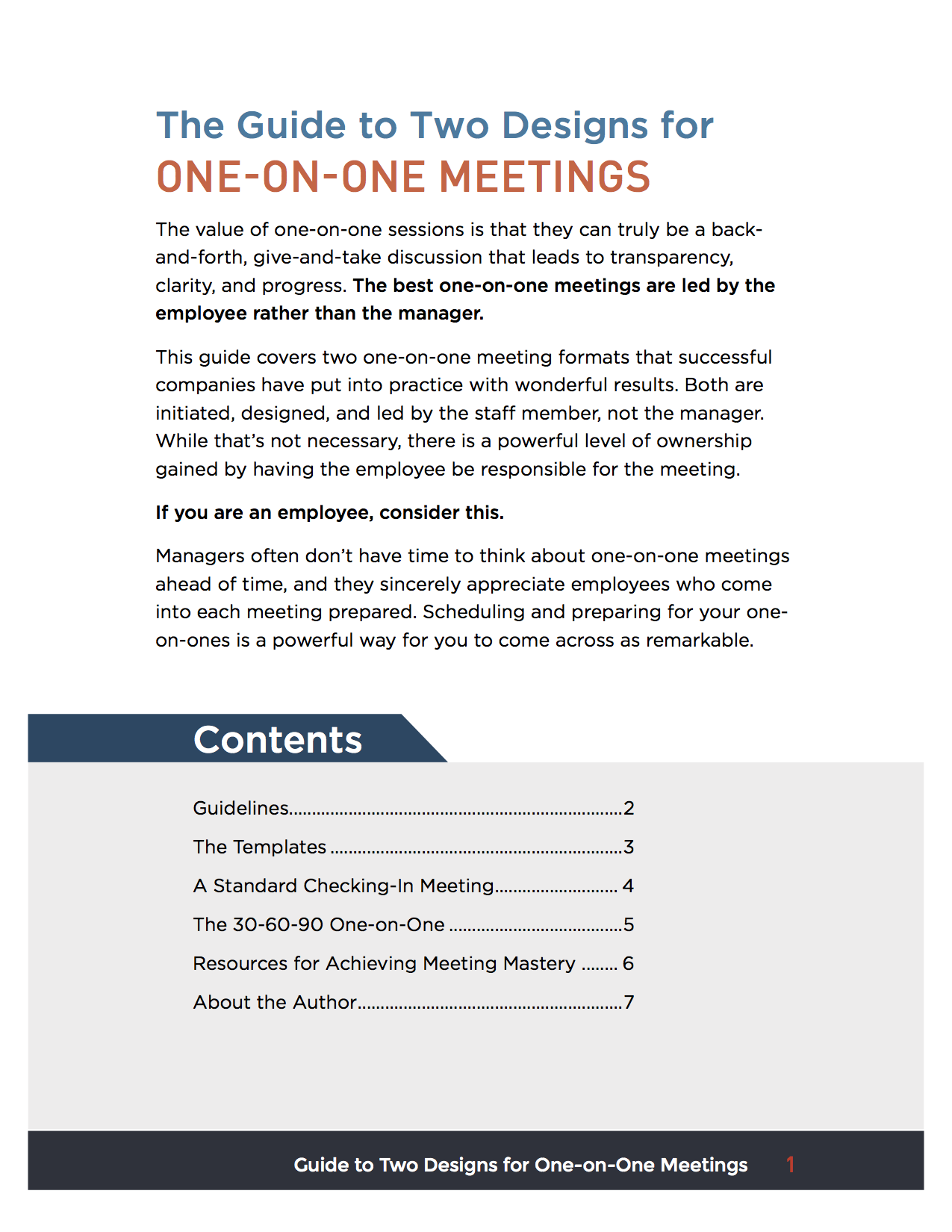 1 On 1 Meeting Template Professional Business Template